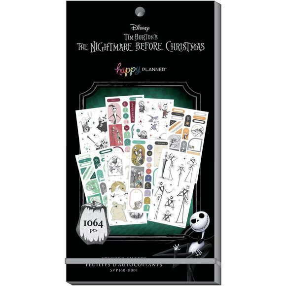 [NEW]The Happy Planner 60 Sheet Sticker Book - Disney Nightmare Before Christmas - Picture 1 of 2
